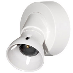 Polar White T2 Rated Angled loop-in Batten Lampholder
