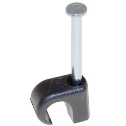 Cable Clips Round 5-7mm Black