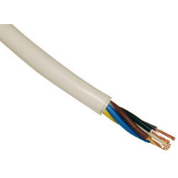 .75mm 5 Core 3095Y Heat Resistant Flex Cable White