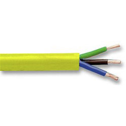 1.5mm 3 Core 3183 Arctic Flex Cable Yellow