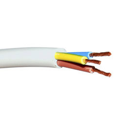 1.5mm 3 Core 3183 PVC Flex Cable White