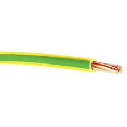 6.0mm 6491X/7 Green Yellow Single Core Insulated Cable