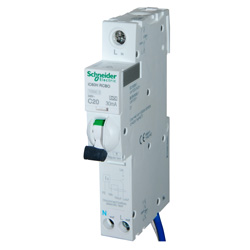 Schneider Merlin Gerin Acti9 C Curve 20 amp 30mA RCBO