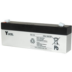 2.1 Ah 12V Sealed Lead Acid Rechargable Battery