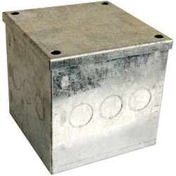 Galvanised Adaptable Back Box 4x4x4