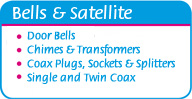 Bells, Chimes, Aerial / Satallite Equipment & Cable