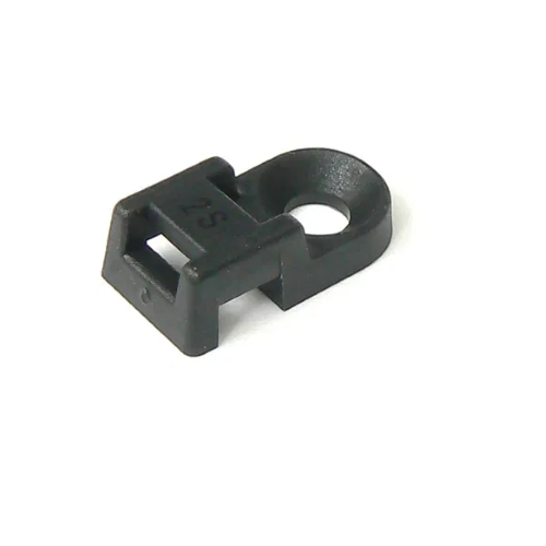 Black Nylon Cable Tie Eyelet M4 Screw 4.8mm Max Tie Width 