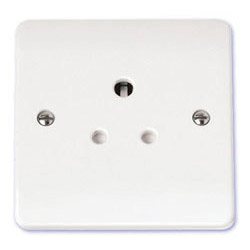 Scolmore Click Mode 5A 1 Gang Single Socket White