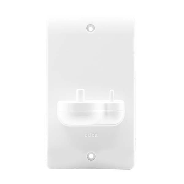 Scolmore Mode (Vertical) Single In-Wall Electric Toothbrush Charger & Holder