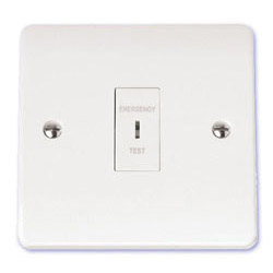 Scolmore Mode 10A 1 Gang DP Emergency Test Key Switch
