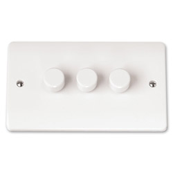 Scolmore Click Mode 3 Gang Inductive Dimmer