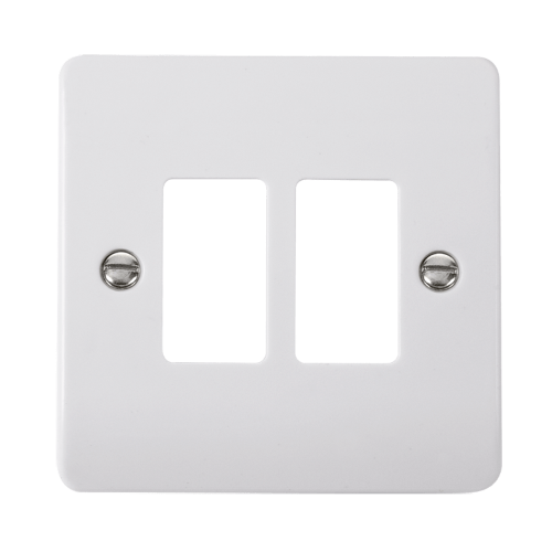 Click Grid Pro Double 2 Gang Mode Face Plate