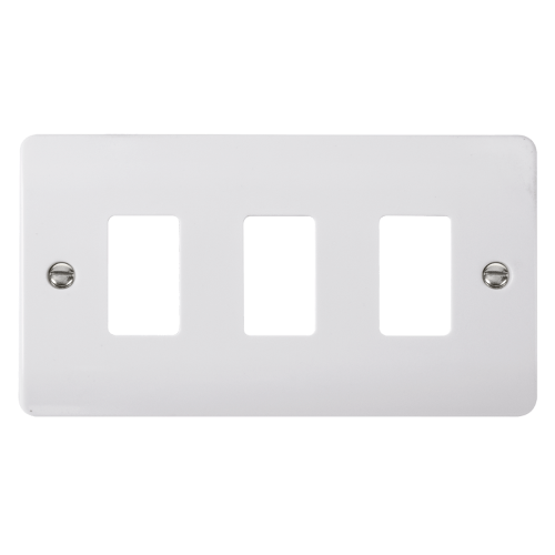 Click Grid Pro 3 Gang Mode Face Plate