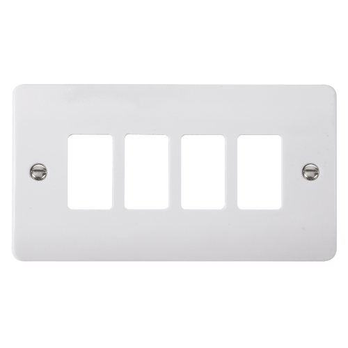 Click Grid Pro 4 Gang Mode Face Plate