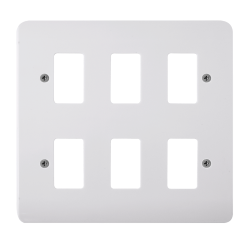 Click Grid Pro 6 Gang Mode Face Plate