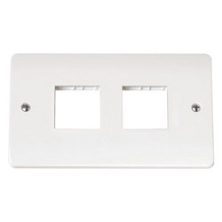 Scolmore Click Mode Double / Twin Plate 2X2 Aperture