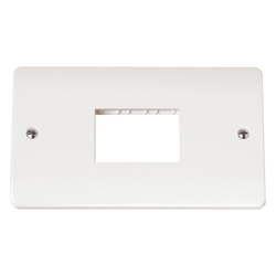 Scolmore click Mode Double Plate 3 Minigrid Aperture