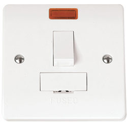 Scolmore Click Mode 13A Fused Switch Connection Unit Neon