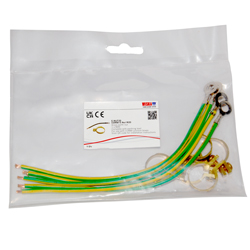 Wiska Combi Brass Earth Nuts & Earth Leads