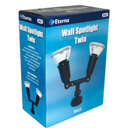 Eterna 2 x 80W PAR 38 Wall Mounted Twin Spot Light