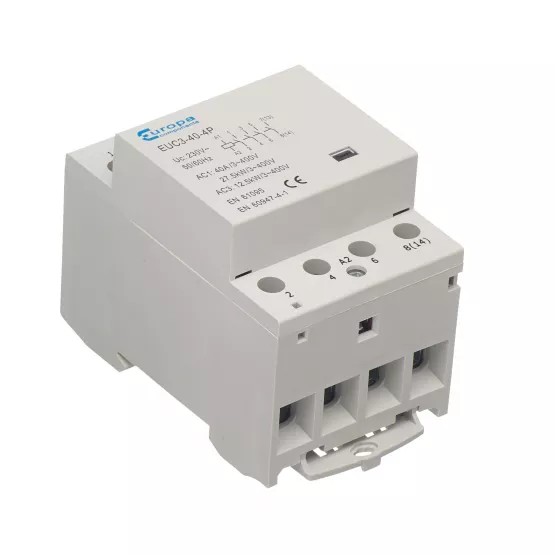 Europa 4 Pole Modular Contactor (3 Module) 40 amp
