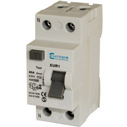 Europa RCD 40Amp 30Ma DP