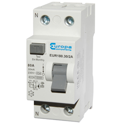 Europa RCD 80Amp 30Ma DP