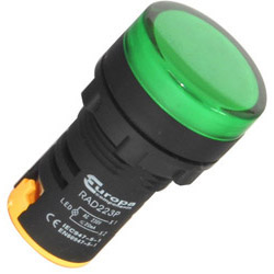 Europa 22mm Green 230v Led Pilot Lamp