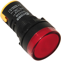 Europa 22mm 24V Red LED Pilot Lamp