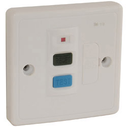 Europa White 13 Amp RCD Spur