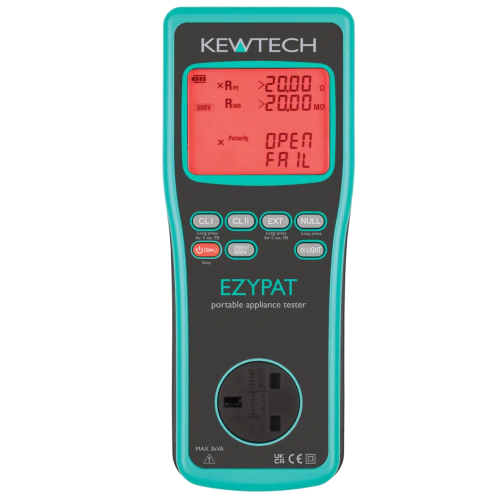 KewTech Portable Appliance Tester Battery Operated