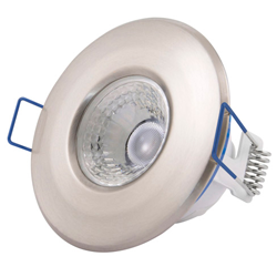 Inceptor Nano 5 Fixed Satin Chrome 4.8w LED Downlight Cool White