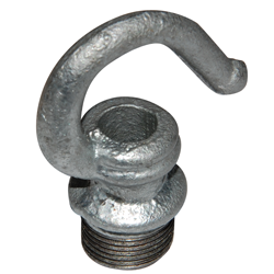 Screwed Male Hook Galvanised