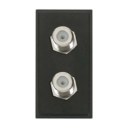 Click Media Double Satellite Module Black