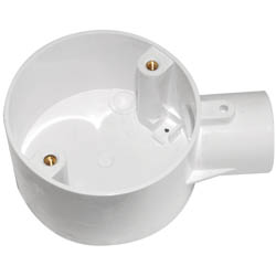 25mm Stop End Box  White
