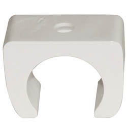 MITA 25mm Spring Clip Saddle White