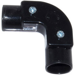 20mm Inspection Elbow Black