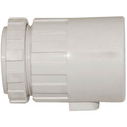 25mm Male Adapter White