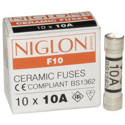 10 Amp B.S. 1362 Fuse