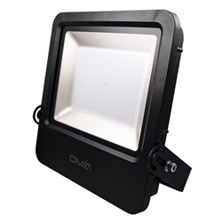 Ovia 200w Pathfinder Black Floodlight Cool White 4000k