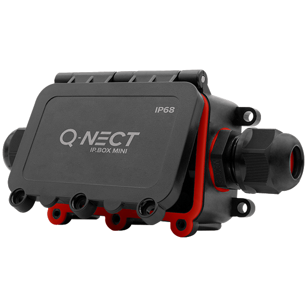 Unicrimp Q-NECT 4 Pole 2 Way 24A Inline Connection Box