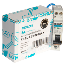 Niglon RCBO1 1P+N A 32 Amp