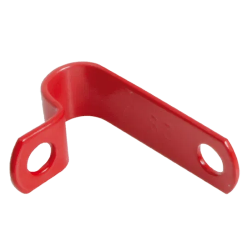 Pyro PVC Clips LSF Powder Coated Red 8mm 8.4mm�