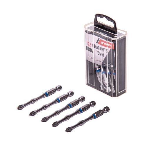 Armeg PZ2 Impact Screwdriver Bit Set 75mm (5 piece)