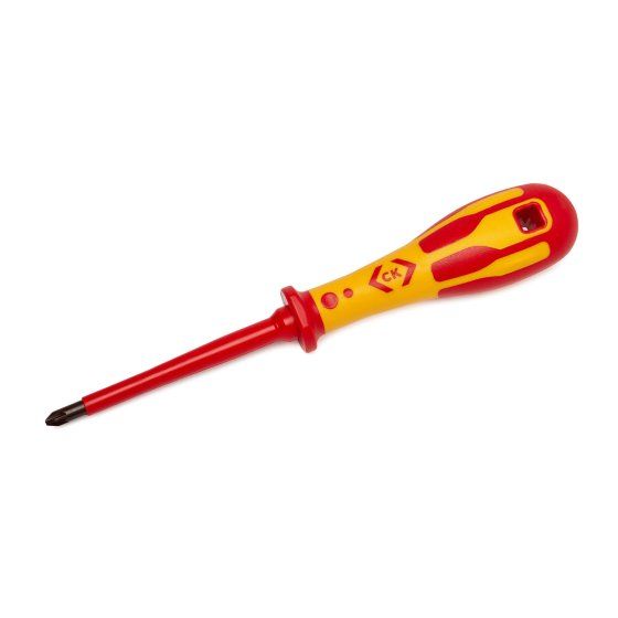 C.K Dextro VDE Pozidrive Screwdriver PZD2x100mm 