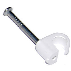 Cable Clip Round 5-7mm White