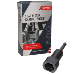 Armeg 17mm Twister Channel Socket