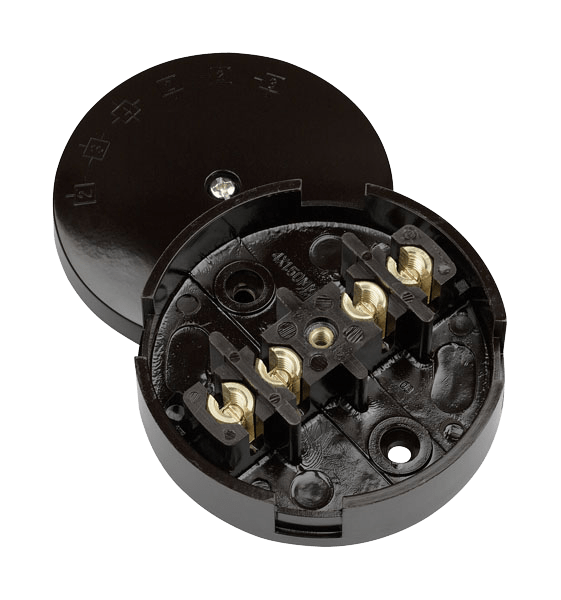 Click 20A 4 Terminal Brown Junction Box