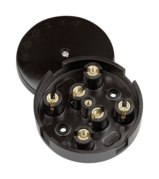 Click 20A 6 Terminal Brown Junction Box
