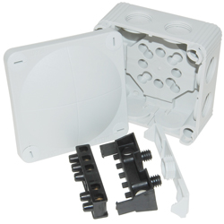 Wiska Combi 308 Grey Weatherproof Junction Box